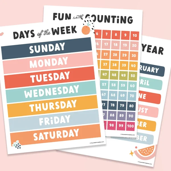 Berry Class Bundle square 3 Berry classroom decor bundle - educational decor.