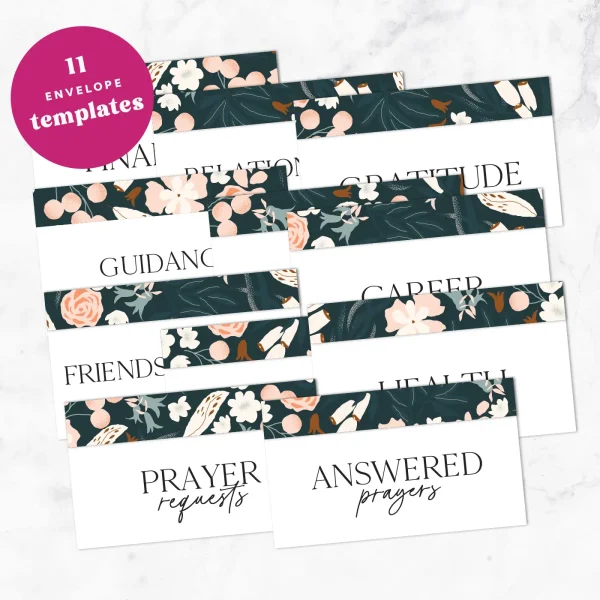 Prayer Board Mock - Store Envelopes Printable prayer board kit envelopes