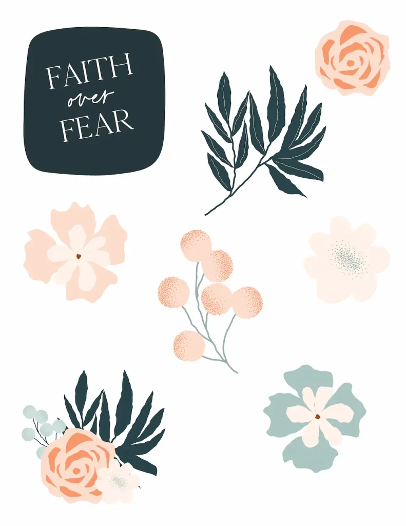 Accents for printable prayer board.